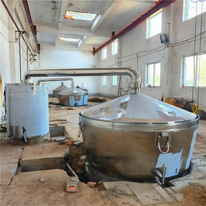 Truyền thống thép không gỉ thiết bị sản xuất bia ngưng tụ đơn vị rượu nồi lên men nấu ăn vật liệu khô hấp cho - Product Image 1