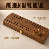 Jeu de société avec coffret en bois de noyer, double six, 28 jetons de jeu avec piques de notation métalliques, pour les loisirs en famille et comme cadeau