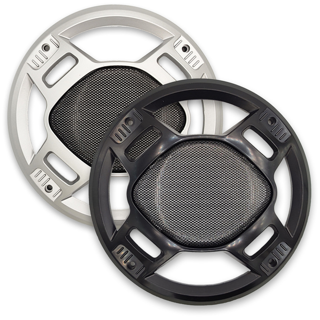 Professional 8 Inch Car Speaker Grille Used for 3" 4" 5" 6" 6.5" 8" 10" 12" Circle Silvery Black Decorative Metal Mesh Cover