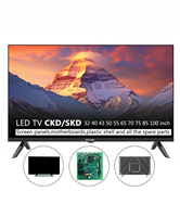 Panel Layar TV LCD 32 inci OEM Panel Layar TV LED 24-100 inci Panel Pengganti LCD untuk TV