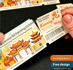 Vouchers cadeaux personnalisés imprimés avec brouillon perforé, coupons promotionnels pour entreprises - Product Image 4