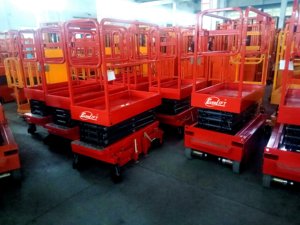Everlift yükseltilmiş çalışma platformu 3m 3.9m 4.8m minik 300kg makas kaldırıcı hava çalışma platformu Oem - Product Image 3