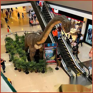 Grande simulação de animação eletrônica dinossauro tamanho real parque de dinossauros de animação 3D