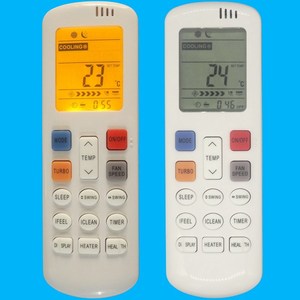 Télécommande de climatiseur Crystal Pearl Tianhong RCH-ROY3-0 avec écran rétroéclairé et fonction minuterie, couleur blanche - Product Image 1
