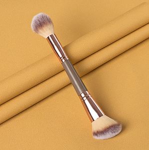 Brochas de Maquillaje de Doble Punta, Angulares y Planas, para Aplicación de Polvo y Contorno - Product Image 4