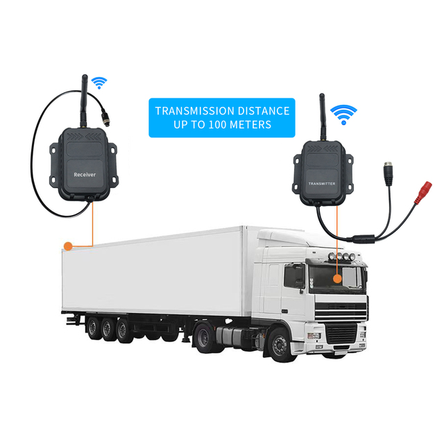 2.4G Wireless Rear View Camera System AHD 720P  Wireless Module with Digital Transmitter and Receiver Box