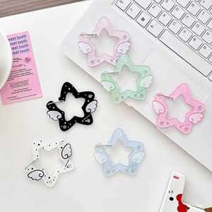 Llaveros Promocionales con Diseño de Estrella, Impresión UV, Dijes de Dibujos Animados, Mosquetones Acrílicos, Regalos para Mujeres - Product Image 4
