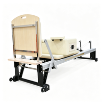 Rail de glisse extérieur complet en aluminium durable pour Reformer Pilates, idéal pour les professionnels et les studios, pour l'entraînement physique et le conditionnement corporel.