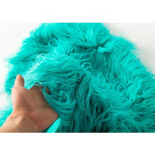 Мягкая монгольская длинная ворсовая ткань из искусственного меха Корея для новорожденных фотореквизит