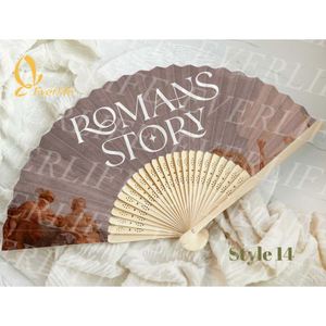 2025 New Arrival Customized Handmade Durable and Healthy Lace Bamboo <b>Hand</b> <b>Fan</b> Made From Plastic Crafts - Product Image 1
