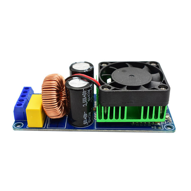 IRS2092S Digital Amplifier Board Class D HIFI Mono Channel Audio 500W Amp Module With Fan