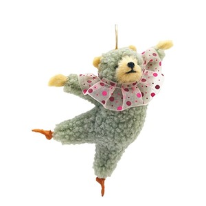 Oso de Peluche Bailarín Inspirado en el Ballet de Boston, Hecho a Mano, 16 cm, Realista, para Árbol de Navidad, Varios Colores, para Fiestas - Product Image 4