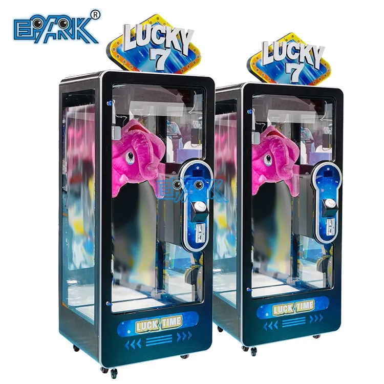 Usa Muntbediende Game Machine Shopping Mall Automatische Lucky 7 Cut Prijs Game Machine Plastic Klauw Machine Voor Verkoop Filipijnen