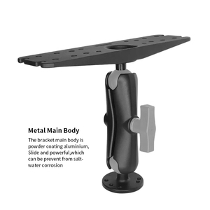 Soporte <span class=keywords><strong>gps</strong></span> pour <span class=keywords><strong>garmin</strong></span> zumo support de sondeur support de <span class=keywords><strong>bateau</strong></span> universel pour raymarin axio pro 16 traceur de cartes base de montage de détecteur de poisson - Product Image 4