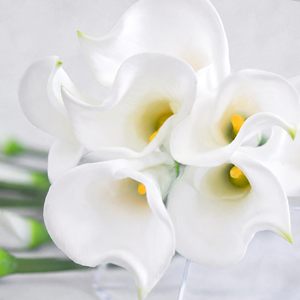 Flowers <b>Artificial</b> Wedding Wholesale Calla Lilies Single <b>Stem</b> Real Touch Waterproof for Home Decoration Graduation - Product Image 2