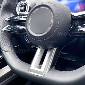 Marco Decorativo Plateado para Volante de Coche Mercedes-Benz Clase C/CLS/S/E W206 W213 C257 W223 AMG, Accesorios Interiores para Coche - Product Image 6