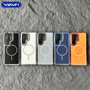 Étui de protection magnétique antichoc en PC rigide VAWI B447 avec cadre d'objectif métallique pour <span class=keywords><strong>Samsung</strong></span> S23 S24 S25 S26 Ultra Plus - Product Image 5