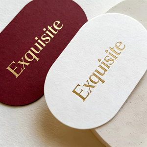 Gepersonaliseerde 3D-geëmbosseerde luxe felicitatiekaarten, op maat gemaakte vorm, logo, eigen label voor bedrijven, bedankkaartjes/ordernoten - Product Image 2