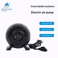 Pompe à air électrique 800W pour tente gonflable, matelas pneumatique et équipement de camping pour gonflage et dégonflage rapides