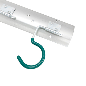 G009 500*50mm kẽm mạ A3 thép treo tường móc vườn công cụ tổ chức chổi và lau móc nhà để xe công cụ Móc áo chủ - Product Image 6