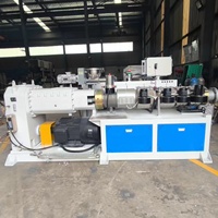 Nouvelle machine d'extrusion bivis conique à rotation inverse, rapport L/D 34:1, marque Beilijia, pour le traitement du PVC/tuyaux, 133 kW haute puissance, PLC