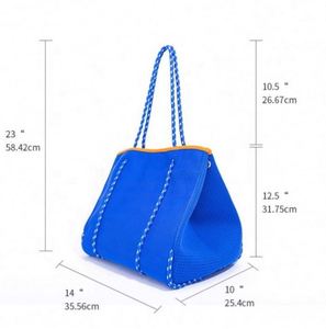 Bolsa de Playa Grande de Neopreno Multiusos para Mujer con Bolsillo Interior con Cremallera - Product Image 2