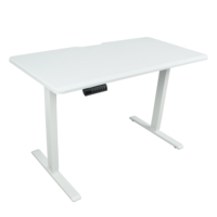 Cadre de bureau électrique moderne à moteur unique, réglable en hauteur sur 2 niveaux, pour position assise ou debout, base de bureau ergonomique en métal