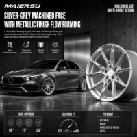Jantes monobloc KE R2 Silver légères, forgées par flux, 5X108 5X112 5X114.3 5X120 pour BMW, roues de 18, 19 et 20 pouces
