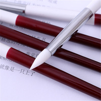 Matériel de nail art : 5 stylos en silicone 3D solides blancs et rouges carrés pour sculpture et gravure manuelle des ongles