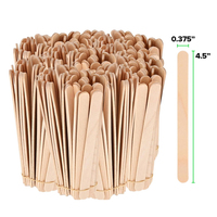 Bâtonnets de crème glacée en bois écologiques, nouveau style, vente en gros, emballage personnalisé, bâtonnets de sucettes glacées en bois