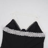 Nouvelle combinaison décontractée à col en V, style streetwear américain estival, pour le shopping.