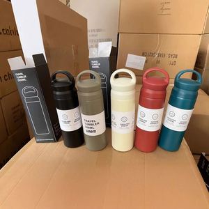 New Product Ideas Tumbler Portable Lid Stainless Steel Vacuum Travel <b>Tea</b> Coffee <b>Mug</b> With Handle - Product Image 1