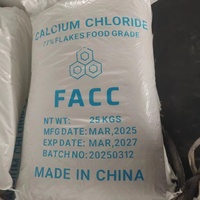 Chlorure de calcium anhydre déshydraté de qualité alimentaire et de qualité alimentaire pour animaux, 74 %, 77 %, 94 %, en flocons, en poudre, en granulés