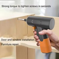 Ensemble de tournevis électrique sans fil 24 pièces, moteur sans balais, vitesse variable, batterie lithium rechargeable, couple maximal de 9 Nm, OEM