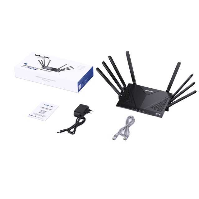 WAVLINK AX3000/6000 Wi-Fi 6 Dual Band 5G Modem 2.5Gbps WAN 4x1000Mbps EverythingMesh Router/AP/Repeater for Home Gaming