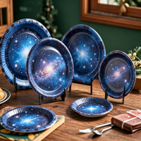 Assiettes en papier de luxe de haute qualité