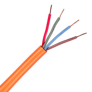 Câble d'alarme incendie 305m étanche UTP Cat5e 450-750V 2 conducteurs blindé en <span class=keywords><strong>feuille</strong></span> d'<span class=keywords><strong>aluminium</strong></span> gaine PVC résistant au feu certifié CE <span class=keywords><strong>4x10</strong></span> - Product Image 4