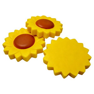 Wholesale Beautiful Foam Sunflower Stress Ball Customize logo Printing Promotional Ball - Product Image 3