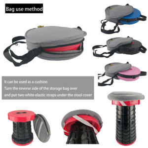 Nouvelle conception de chaise pliante <span class=keywords><strong>en</strong></span> plastique, pliable, portable, rétractable, pour le camping - Product Image 4