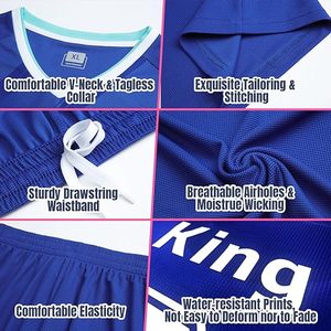 Nhà Máy Tùy Biến Tốt Nhất Bóng Đá Thể Thao Áo Thể Thao Thoáng Khí Mặc Nhanh Khô Bóng Đá Jersey Set - Product Image 2