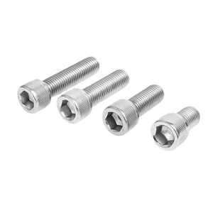 M5 M6 M8 M10 M12 DIN912 304 Stainless Steel A2 Full Thread Hex Drive <b>Socket</b> Cap Head <b>Screws</b> Allen Bolts - Product Image 6
