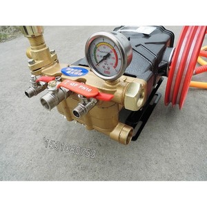 เครื่องพ่นสารเคมีแรงดันสูงแบบมีมอเตอร์ ปั๊มน้ำแบบดูดเองได้ ลูกสูบสามสูบ เครื่องจักรแบบยืดหดสำหรับการเกษตรสำหรับพืช - Product Image 4