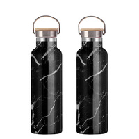 Bouteille d'eau isotherme en acier inoxydable OEM/ODM, double paroi sous vide, anti-fuite, avec logo personnalisé, vente en gros