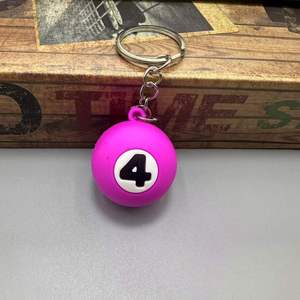 Llavero Adorable con Figura de Billar al por Mayor - Colgante Creativo para Llavero de Coche Deportivo, Regalo Único para Hombres - Product Image 4