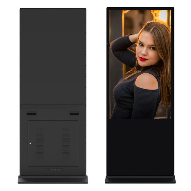 55 Inch Indoor LCD Display Touch Screen Kiosk 1920x1080 2k Android Display Floor Standing Digital Signage