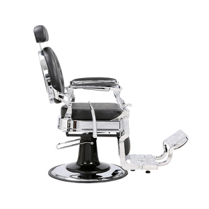 Cadeira de Barbeiro Reclinável Moderna em Couro Sintético Clássica para Barbearia e Salão de Beleza - Product Image 4