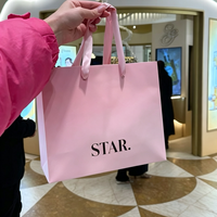 Sac fourre-tout en papier imprimé sur mesure de luxe avec poignée en coton doux pour cosmétiques et soins de la peau, sac de vente au détail pour marque