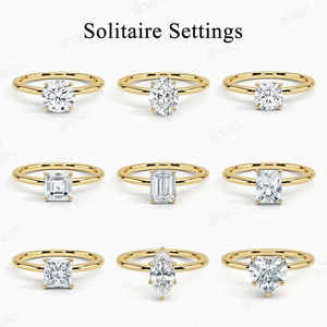 工場卸売VVS925シルバー1カラット2カラットマーキスカットモアッサナイトダイヤモンド6プロングソリティア婚約結婚指輪ジュエリー女性 - Product Image 4