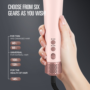 Cepillo de Aire Caliente Profesional SMET de 1500W con Dientes de Aleación, Diseño Antiescaldadura de Dientes Ultra Largos y Secador de Pelo de Alta Velocidad - Product Image 4