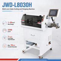 Machine de découpe et de dénudage de fils multiconducteurs entièrement automatique, machine de dénudage automatique de câbles multicouches à double couche